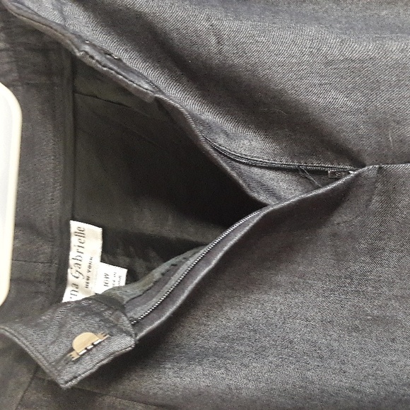 Lena Gabrielle Viscose polyester blend lined black pants size 16W - Picture 4 of 13